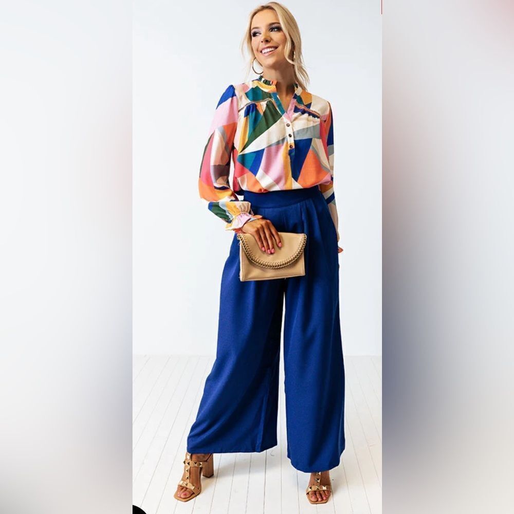 FateโBlouse Top Print Size 1XL